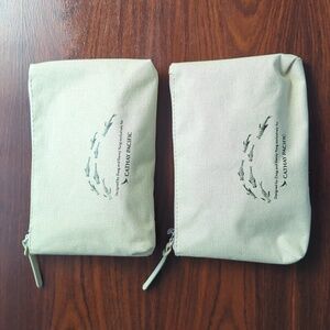BUNDLE NWT Cathay Pacific Airlines X FORMIA X Zixag Amenity Kits (Lot of 2)